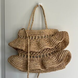 Hat Attack Woven Raffia Bag